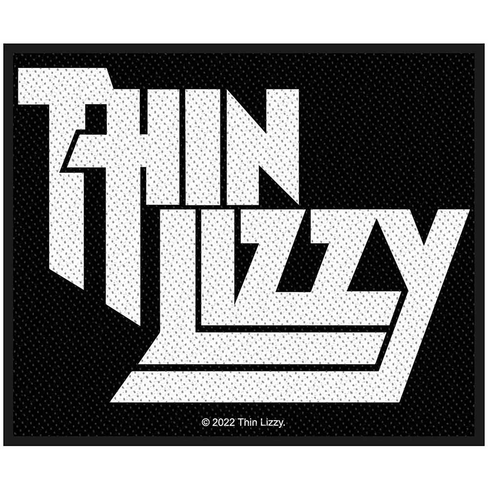 Officially Licensed Thin Lizzy Logo Sew On Patch- Music Rock Band Patches