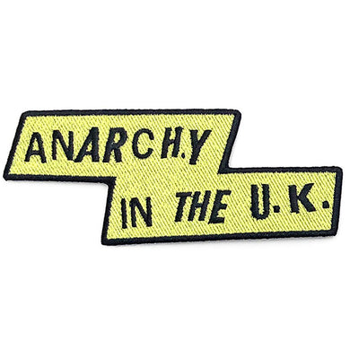 Officially Licensed Sex Pistols Anarchy In The UK Iron On Patch- Music Rock Embroidered Patches