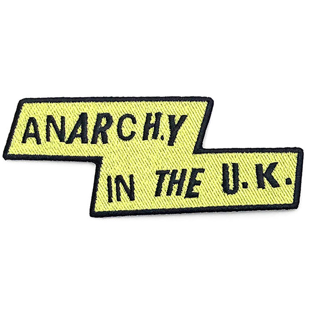 Officially Licensed Sex Pistols Anarchy In The UK Iron On Patch- Music Rock Embroidered Patches