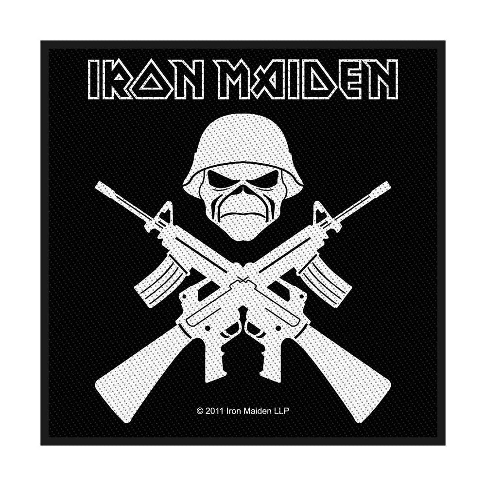 Officially Licensed Iron Maiden Logo Sew On Embroidered Rock Band Patch