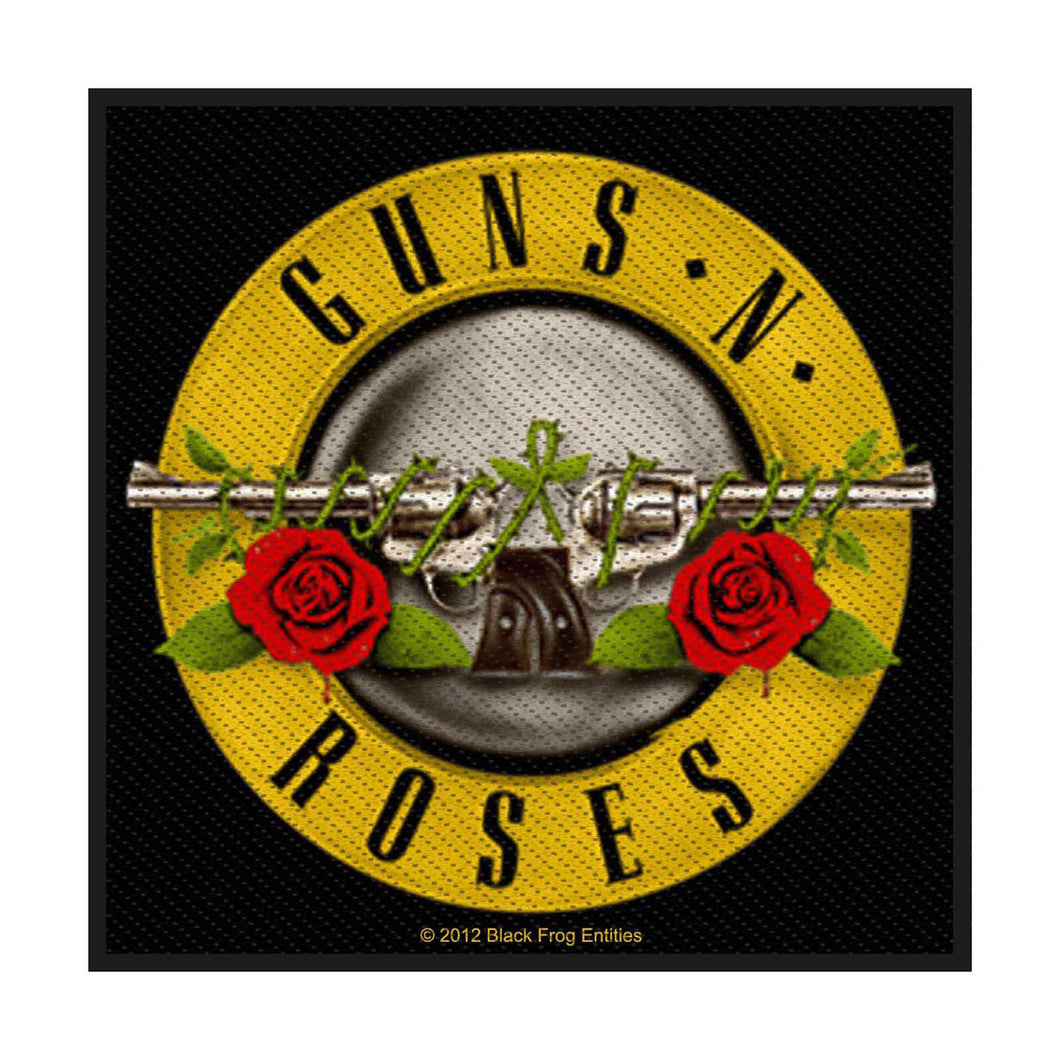 Officially Licensed Guns N Roses Bullet Sew On Patch Music Rock Patches