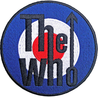Officially Licensed The Who Logo Iron On Patch- Music Rock Band Embroidered Patches
